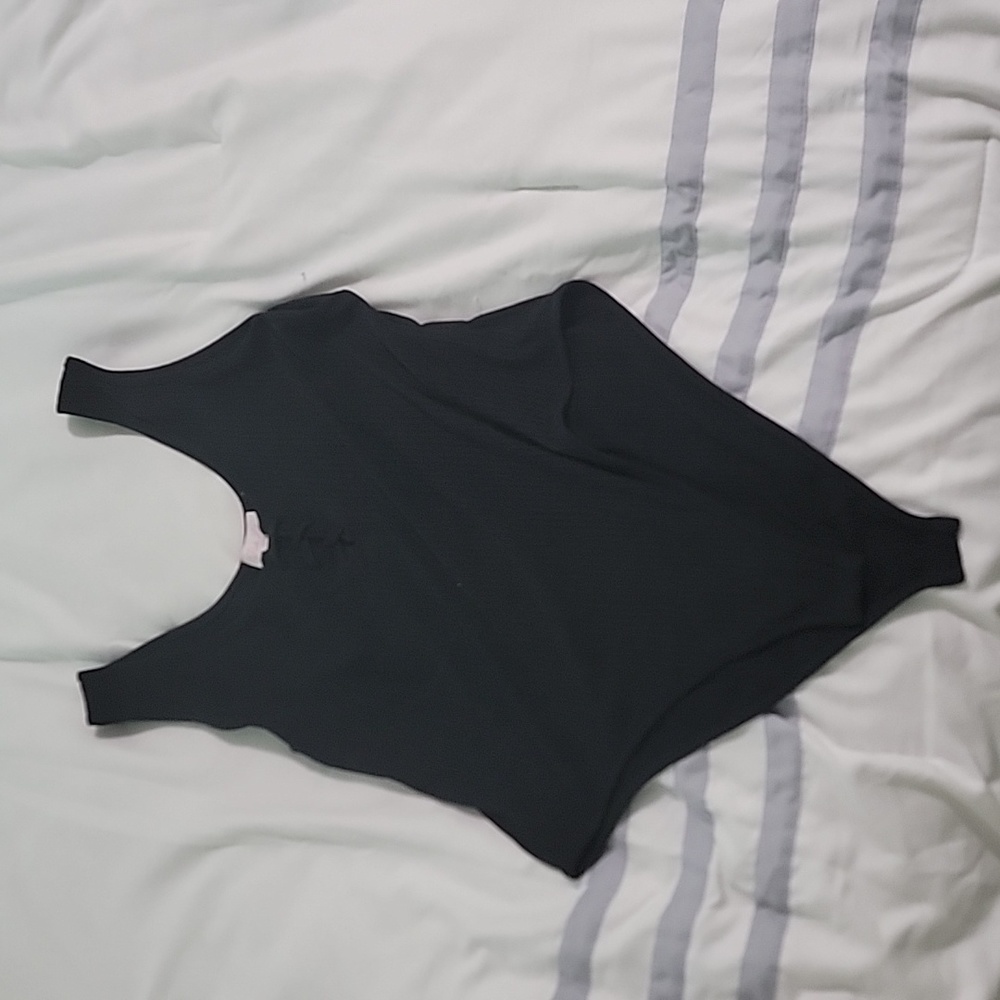 Black Pink Lily Bodysuit
